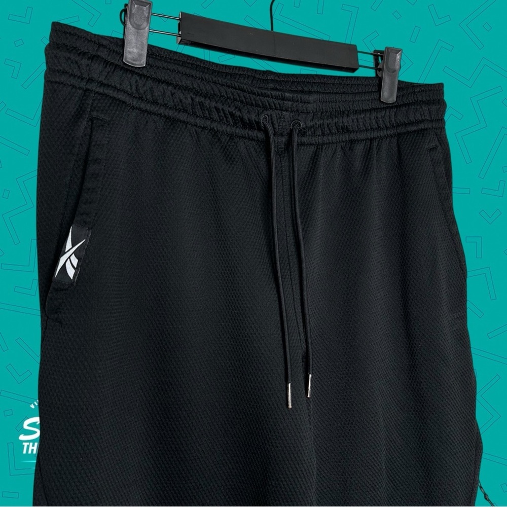 Reebok mesh drawcord track pants